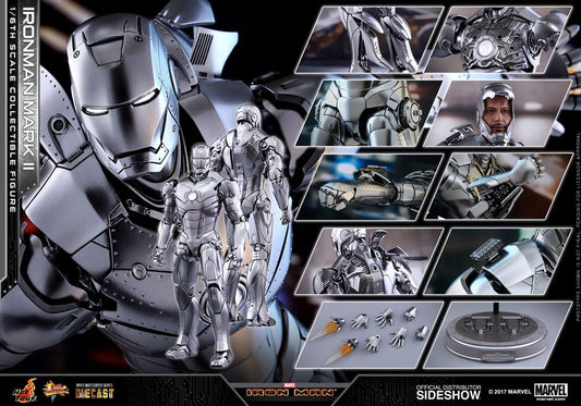 HOT TOYS - Iron Man 2 Diecast Movie Masterpiece Action Figure 1/6 Iron Man Mark II  MMS431D20