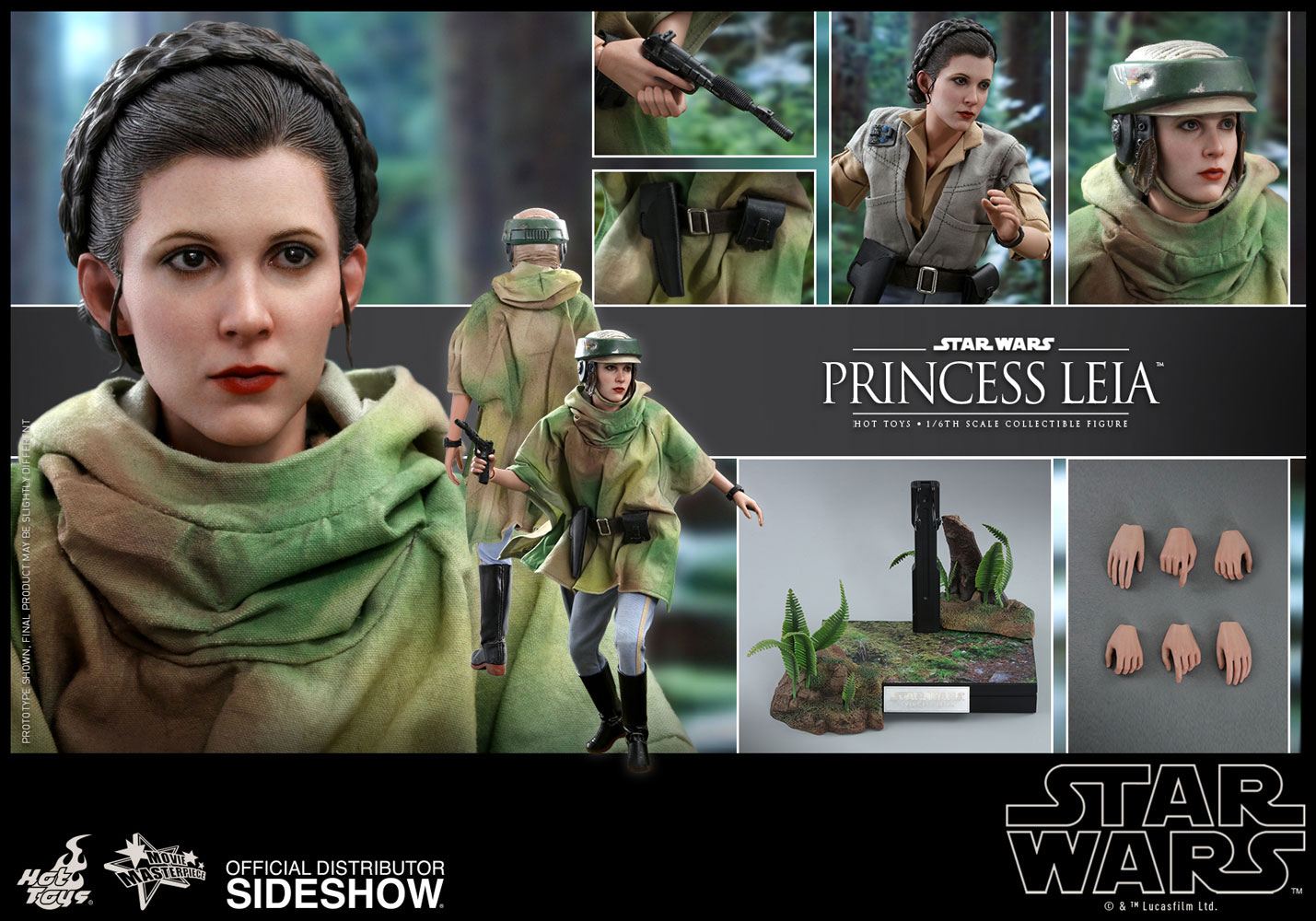 HOT TOYS - Star Wars Episode VI Movie Masterpiece Action Figure 1/6 Princess Leia  MMS549