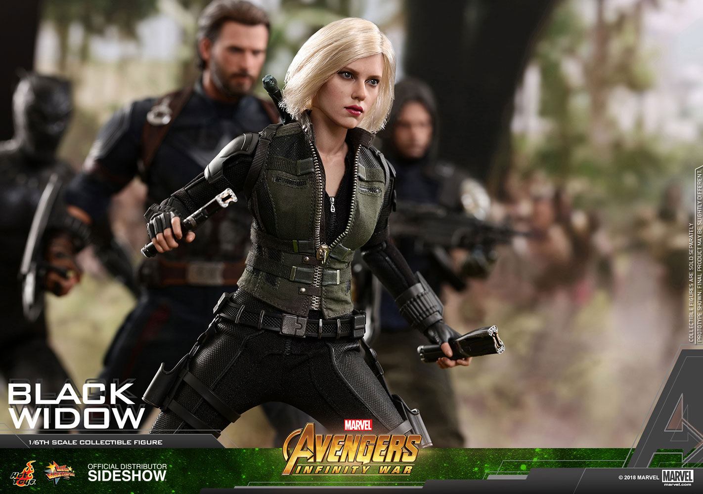 HOT TOYS - Avengers Infinity War Movie Masterpiece Action Figure 1/6 Black Widow  MMS460