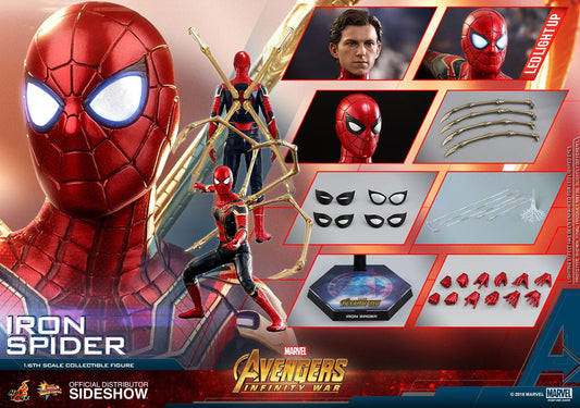 HOT TOYS - Marvel - Avengers Infinity War - Iron Spider - Movie Masterpiece 1:6 Action Doll