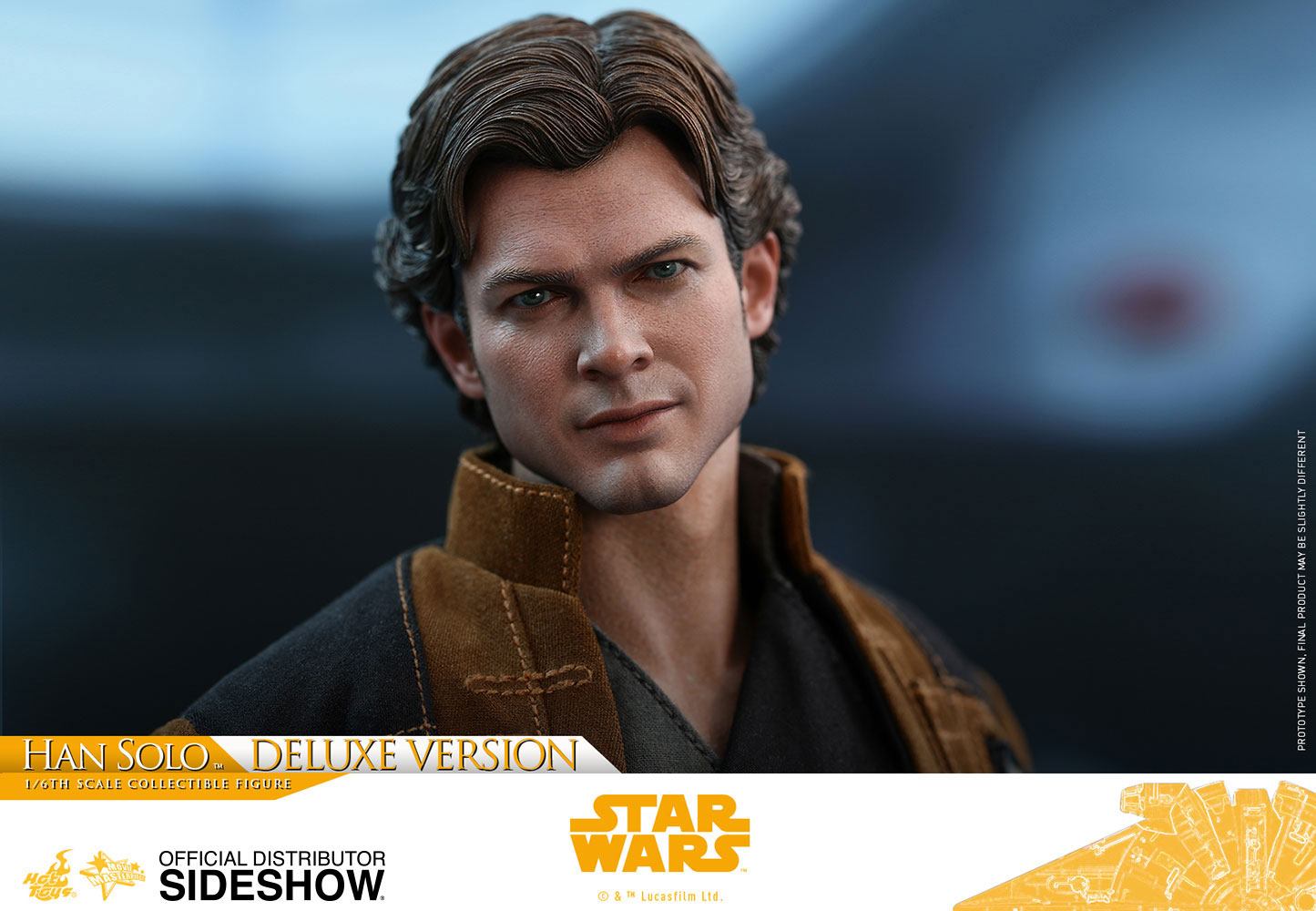 HOT TOYS - Star Wars Solo Movie Masterpiece Action Doll 1:6 Han Solo Deluxe Version 31 cm MMS492