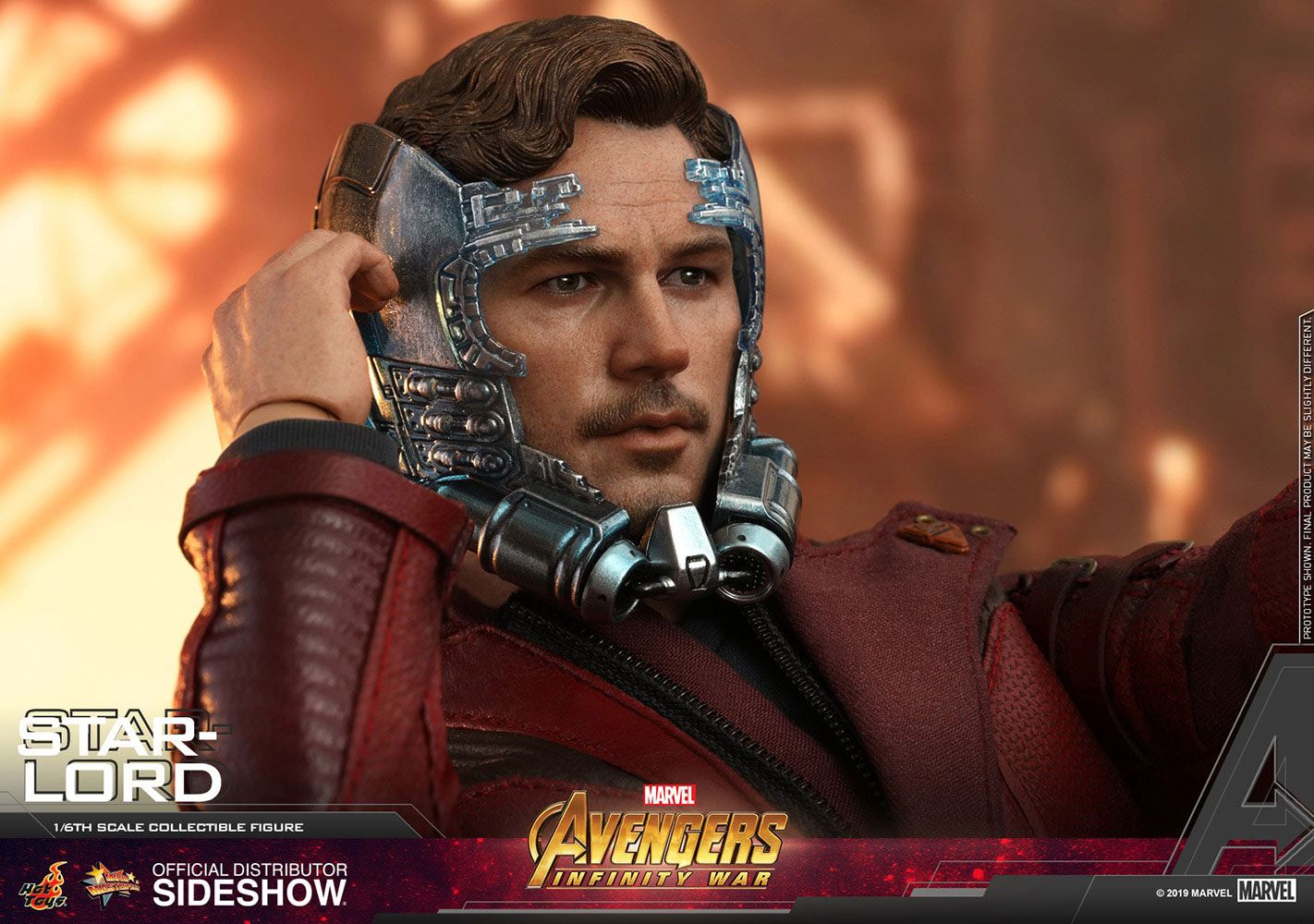 HOT TOYS - Marvel - Avengers Infinity War Movie Masterpiece 1:6 Action Doll Star-Lord MMS539