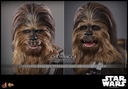 HOT TOYS - Star Wars Episode V Movie Masterpiece Action Figure 1/6 Chewbacca with Disassembled C-3PO