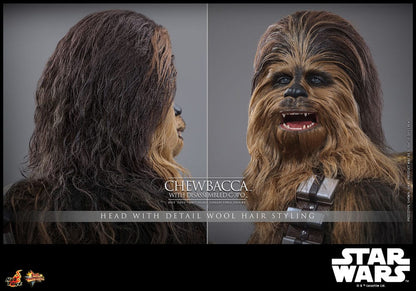 HOT TOYS - Star Wars Episode V Movie Masterpiece Action Figure 1/6 Chewbacca with Disassembled C-3PO