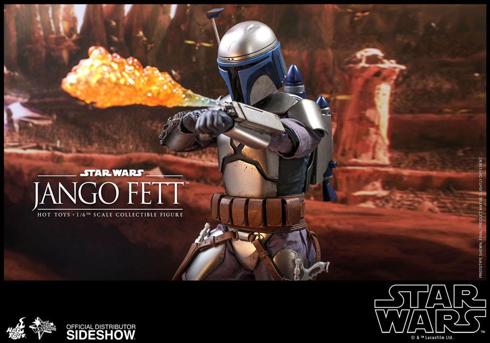 HOT TOYS - Star Wars Episode II Movie Masterpiece 1:6 Action Doll Jango Fett MMS589