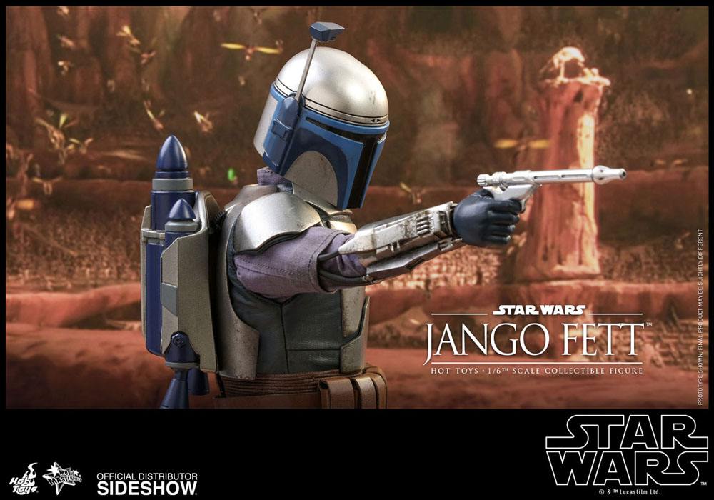 HOT TOYS - Star Wars Episode II Movie Masterpiece 1:6 Action Doll Jango Fett MMS589