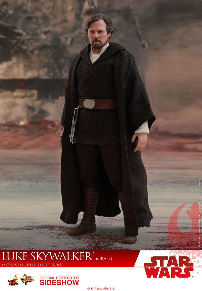 HOT TOYS - Star Wars - Episode VIII The Last Jedi - Luke Skywalker Crait - Movie Masterpiece 1:6 Action Doll MMS507