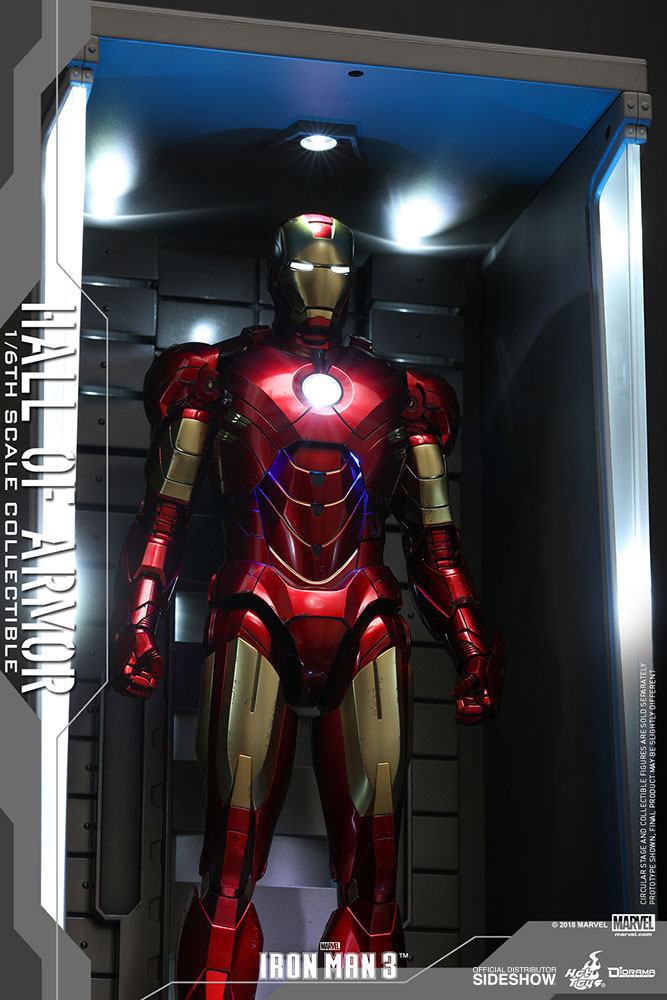 HOT TOYS - Marvel - Iron Man 3 - Hall of Armor - 1:6 Scale Accessory