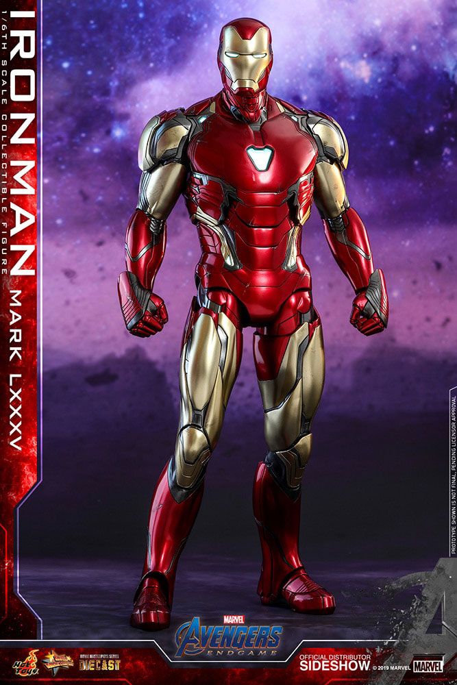 HOT TOYS - Avengers: Endgame Movie Masterpiece Series Diecast Action Figure 1/6 Iron Man Mark LXXXV  MMS528D30