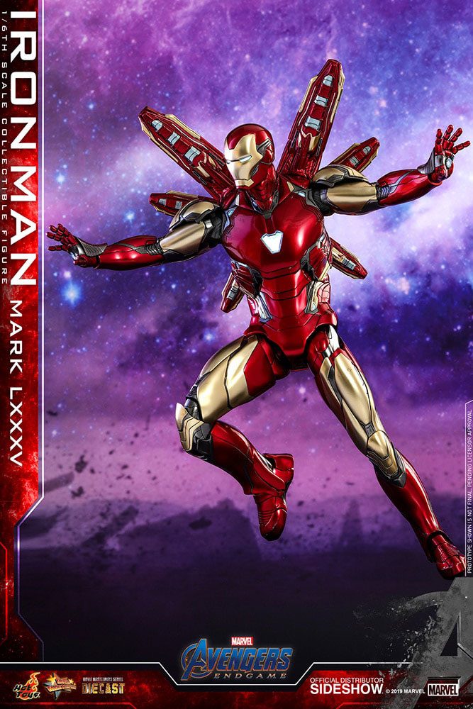 HOT TOYS - Avengers: Endgame Movie Masterpiece Series Diecast Action Figure 1/6 Iron Man Mark LXXXV  MMS528D30