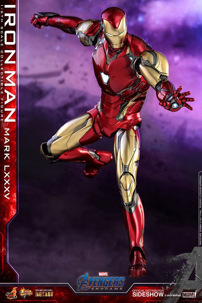 HOT TOYS - Avengers: Endgame Movie Masterpiece Series Diecast Action Figure 1/6 Iron Man Mark LXXXV  MMS528D30