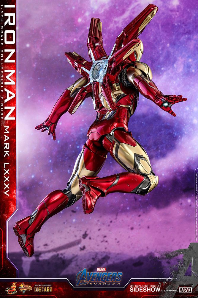HOT TOYS - Avengers: Endgame Movie Masterpiece Series Diecast Action Figure 1/6 Iron Man Mark LXXXV  MMS528D30