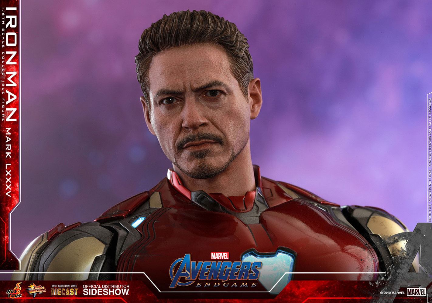 HOT TOYS - Avengers: Endgame Movie Masterpiece Series Diecast Action Figure 1/6 Iron Man Mark LXXXV  MMS528D30