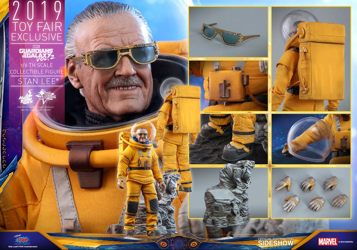 HOT TOYS - Marvel - Guardian of The Galaxy Vol. 2 - Stan Lee - 2019 Toy Fair EXCLUSIVE - Movie Masterpiece 1:6 Action Doll