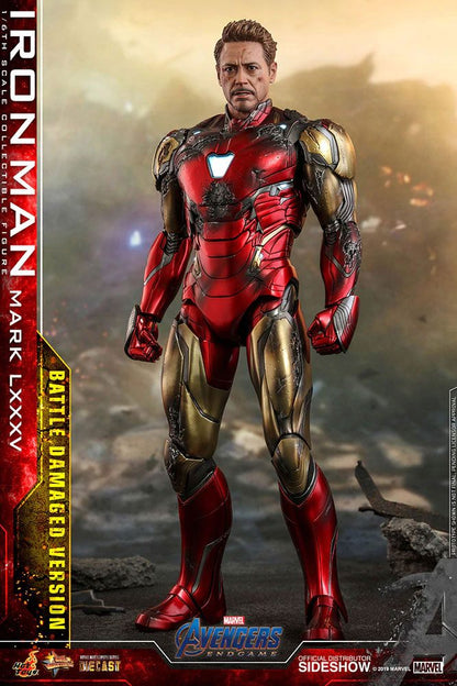 HOT TOYS - Avengers: Endgame MMS Diecast Action Figure 1/6 Iron Man Mark LXXXV Battle Damaged Ver.  MMS543-D33