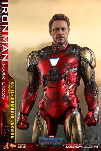 HOT TOYS - Avengers: Endgame MMS Diecast Action Figure 1/6 Iron Man Mark LXXXV Battle Damaged Ver.  MMS543-D33