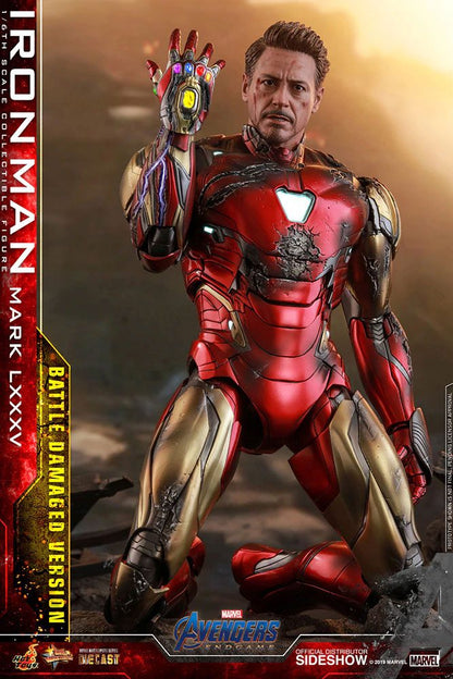 HOT TOYS - Avengers: Endgame MMS Diecast Action Figure 1/6 Iron Man Mark LXXXV Battle Damaged Ver.  MMS543-D33