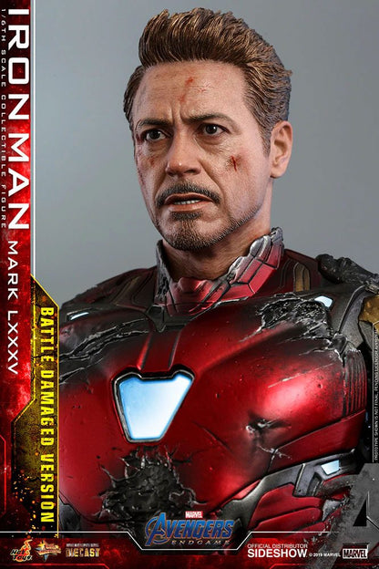 HOT TOYS - Avengers: Endgame MMS Diecast Action Figure 1/6 Iron Man Mark LXXXV Battle Damaged Ver.  MMS543-D33