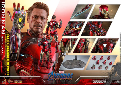 HOT TOYS - Avengers: Endgame MMS Diecast Action Figure 1/6 Iron Man Mark LXXXV Battle Damaged Ver.  MMS543-D33