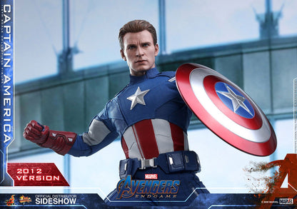 HOT TOYS - Marvel - Avengers Endgame Movie Masterpiece 1:6 Action Doll Captain America (2012 Ver) MMS563