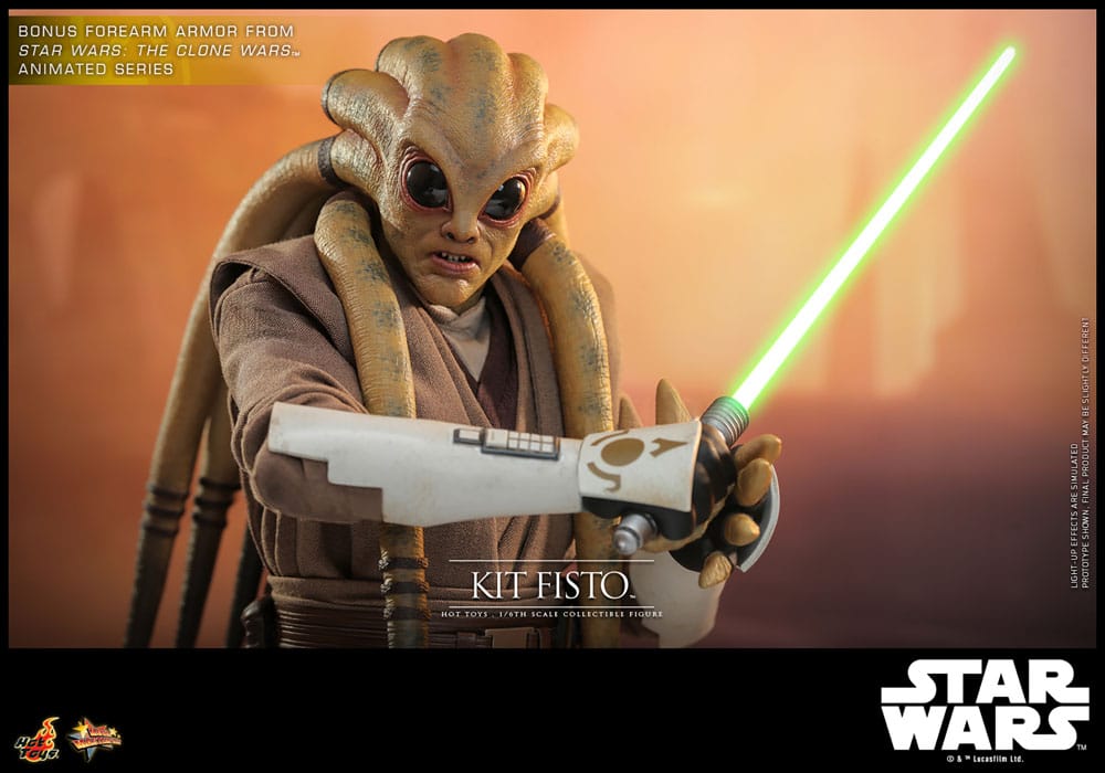 HOT TOYS - Star Wars Movie Masterpiece Action Figure 1/6 Kit Fisto