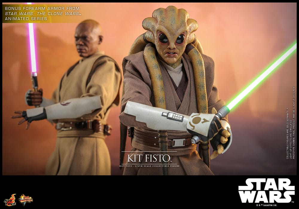 HOT TOYS - Star Wars Movie Masterpiece Action Figure 1/6 Kit Fisto