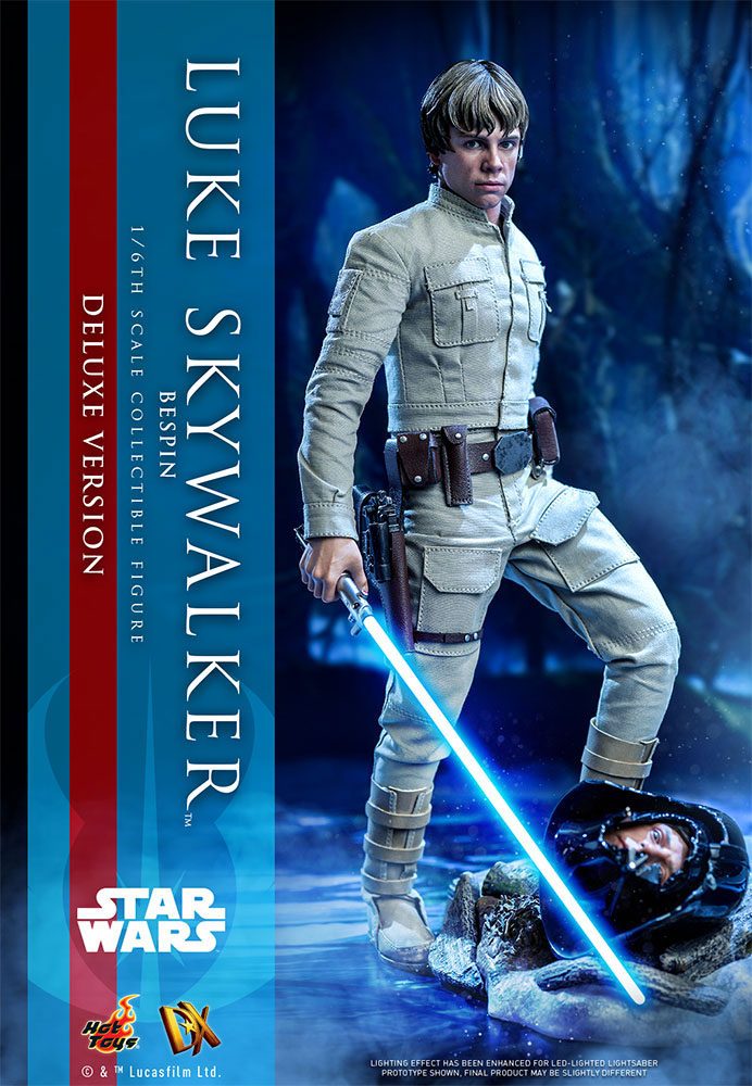 HOT TOYS -Star Wars Episode V Movie Masterpiece 1:6 Action Doll Luke Skywalker Bespin (DeLuxe Ver) DX25