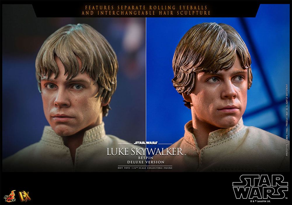 HOT TOYS -Star Wars Episode V Movie Masterpiece 1:6 Action Doll Luke Skywalker Bespin (DeLuxe Ver) DX25
