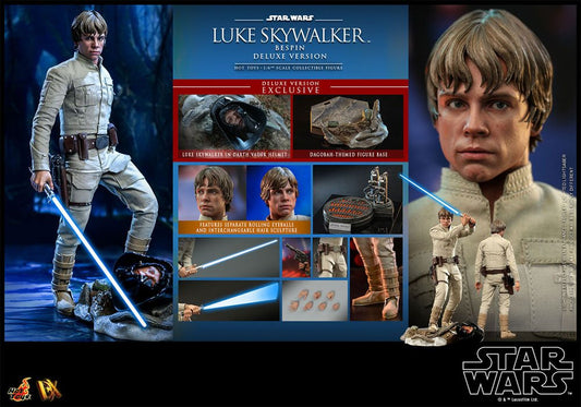 HOT TOYS -Star Wars Episode V Movie Masterpiece 1:6 Action Doll Luke Skywalker Bespin (DeLuxe Ver) DX25