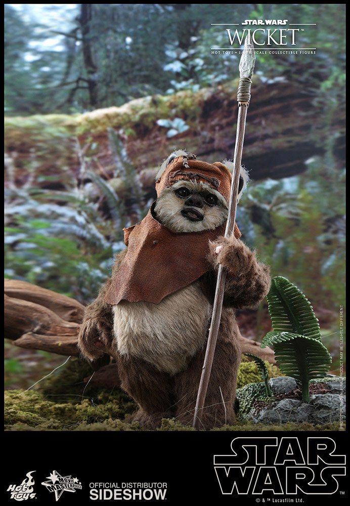 HOT TOYS - Star Wars Episode VI Movie Masterpiece 1:6 Action Doll Wicket 904975