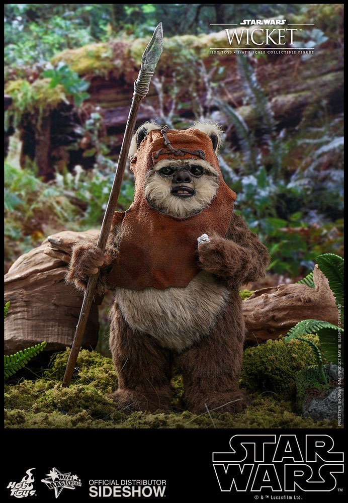 HOT TOYS - Star Wars Episode VI Movie Masterpiece 1:6 Action Doll Wicket 904975