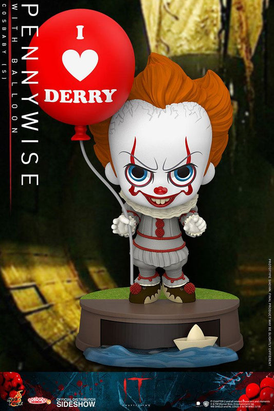 HOT TOYS - It Chapter Two Cosbaby Mini Figure Pennywise with Balloon