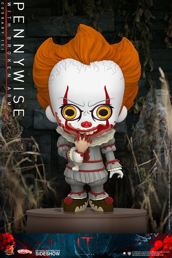 HOT TOYS - It Chapter Two Cosbaby Mini Figure Pennywise with Broken Arm