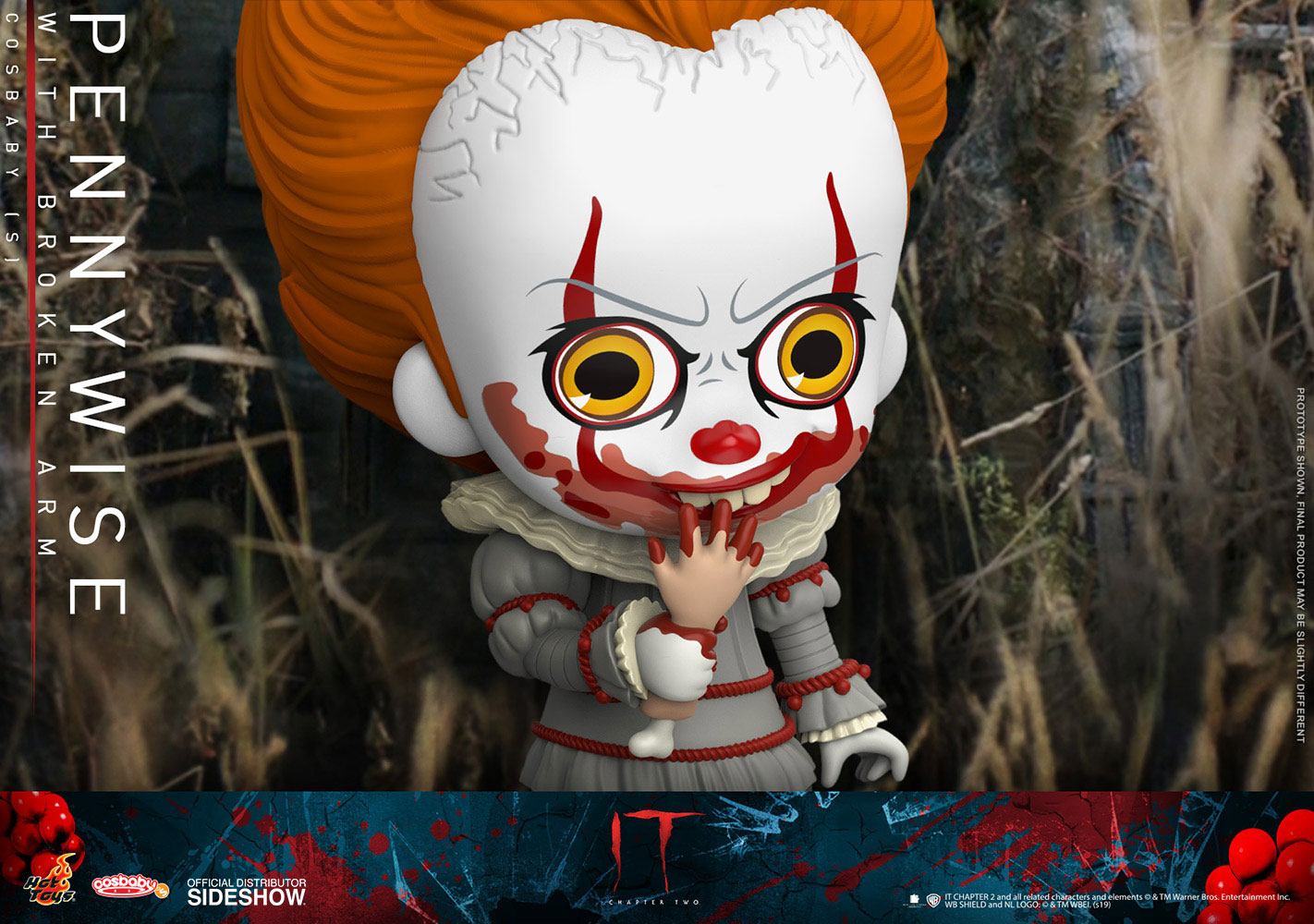 HOT TOYS - It Chapter Two Cosbaby Mini Figure Pennywise with Broken Arm