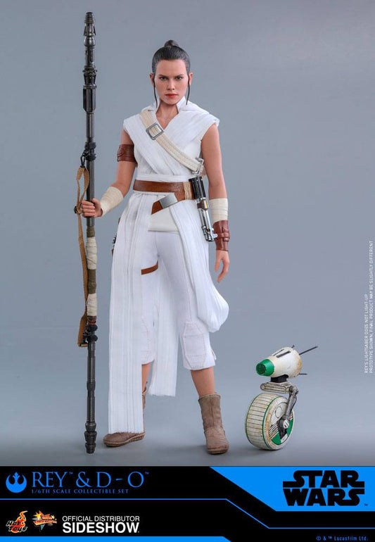 HOT TOYS - Star Wars Episode IX Movie Masterpiece 1:6 Action Doll 2 Pack 1:6 Rey & D-O  MMS559