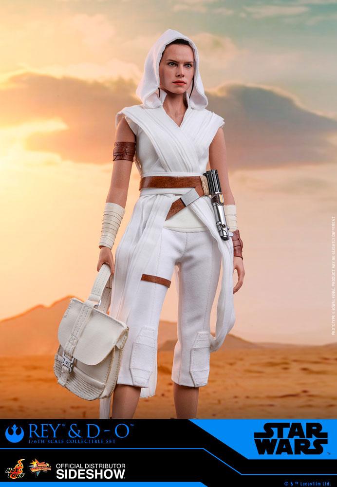 HOT TOYS - Star Wars Episode IX Movie Masterpiece 1:6 Action Doll 2 Pack 1:6 Rey & D-O