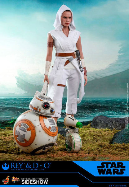 HOT TOYS - Star Wars Episode IX Movie Masterpiece 1:6 Action Doll 2 Pack 1:6 Rey & D-O