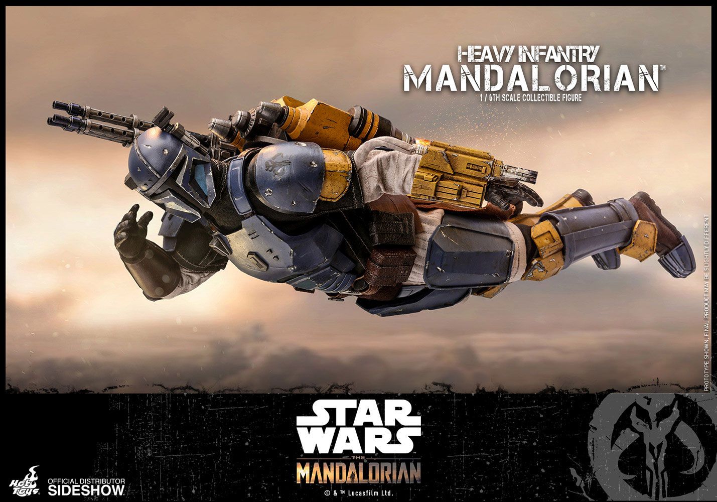 HOT TOYS - Star Wars The Mandalorian 1:6 Action Doll Heavy Infantry Mandalorian TMS010