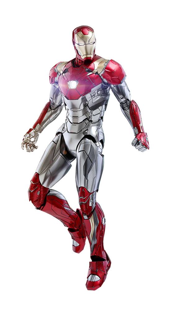 HOT TOYS -Marvel - Spider-Man HomeComing Movie Masterpiece 1:6 Action Doll Die Cast Iron Man Mark XLVII Reissue MMS427