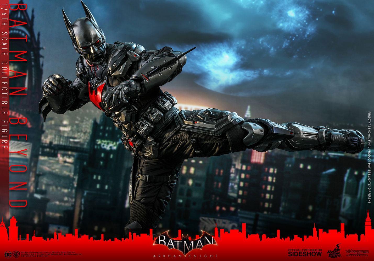 HOT TOYS - Dc Comics - Batman Arkham Knight Videogame Masterpiece Batman Beyond 1:6 Action Doll VGM39