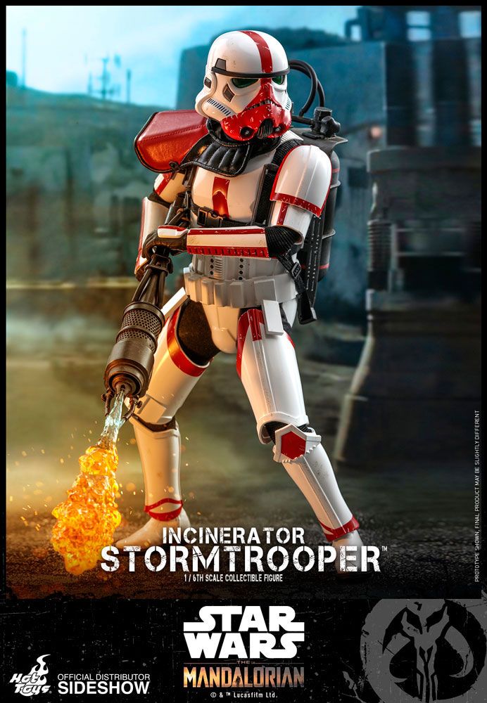 HOT TOYS - Star Wars The Mandalorian 1:6 Action Doll Incinerator Stormtrooper 30 cm TMS012