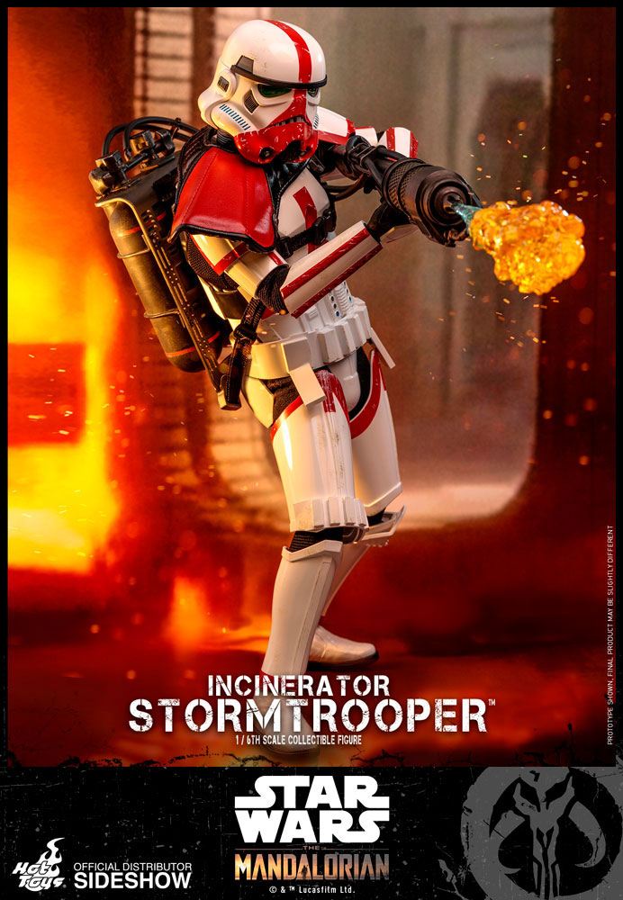 HOT TOYS - Star Wars The Mandalorian 1:6 Action Doll Incinerator Stormtrooper 30 cm TMS012