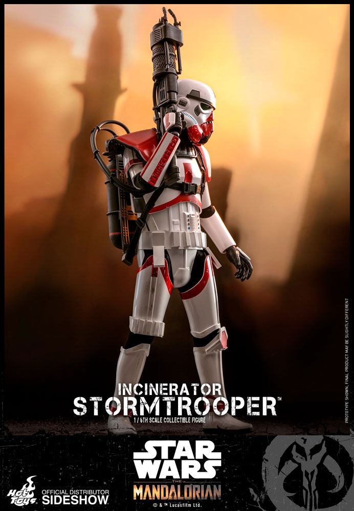 HOT TOYS - Star Wars The Mandalorian 1:6 Action Doll Incinerator Stormtrooper 30 cm TMS012