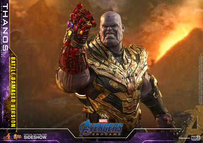 HOT TOYS - Marvel - Avengers Endgame Movie Masterpiece 1:6 Action Doll Thanos Battle Damaged