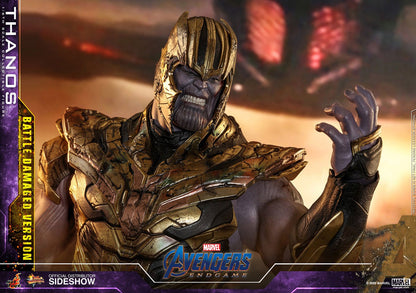 HOT TOYS - Marvel - Avengers Endgame Movie Masterpiece 1:6 Action Doll Thanos Battle Damaged