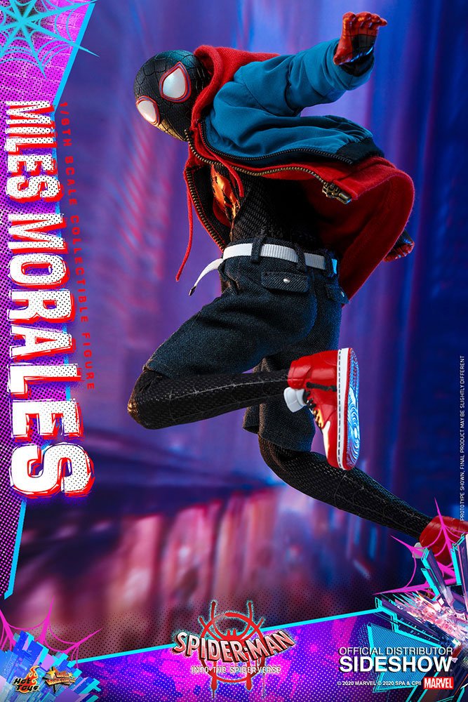 HOT TOYS - Marvel - Spider-Man Into The Spider-Verse Movie Masterpiece 1:6 Action Doll Miles Morales MMS567