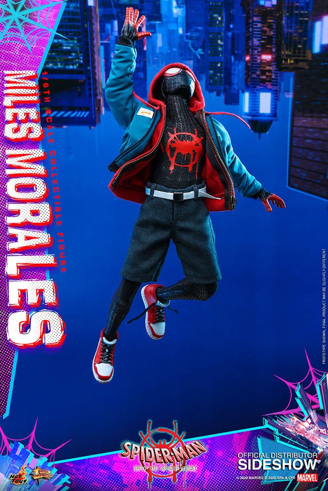 HOT TOYS - Marvel - Spider-Man Into The Spider-Verse Movie Masterpiece 1:6 Action Doll Miles Morales MMS567