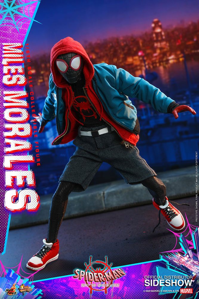 HOT TOYS - Marvel - Spider-Man Into The Spider-Verse Movie Masterpiece 1:6 Action Doll Miles Morales MMS567