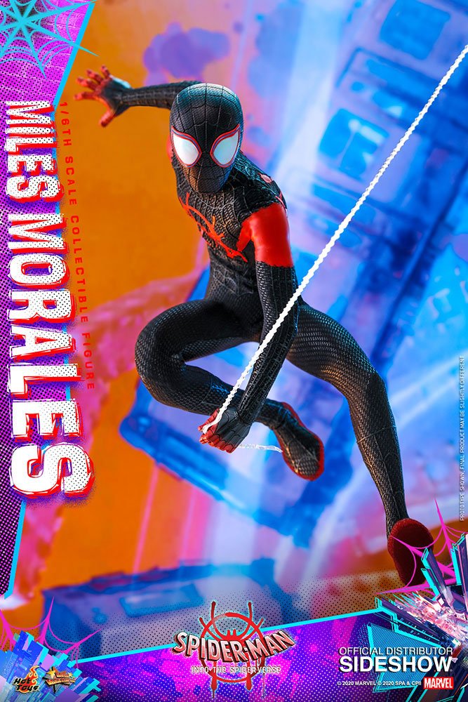 HOT TOYS - Marvel - Spider-Man Into The Spider-Verse Movie Masterpiece 1:6 Action Doll Miles Morales MMS567