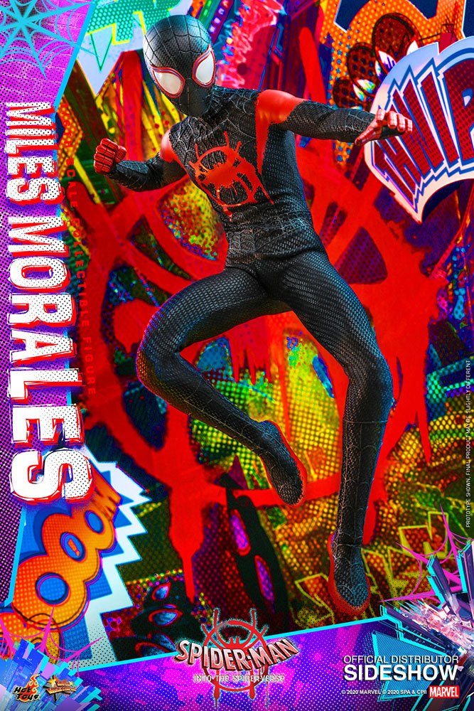 HOT TOYS - Marvel - Spider-Man Into The Spider-Verse Movie Masterpiece 1:6 Action Doll Miles Morales MMS567